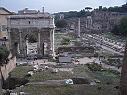 Rome - Forum from Gallery.JPG